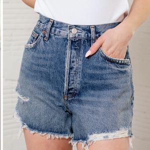Agolde Dee Short Womens 26 NWT Turmoil Wash